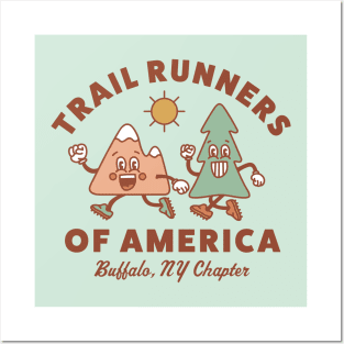 Trail Runners of America Buffalo NY Chapter Retro Posters and Art